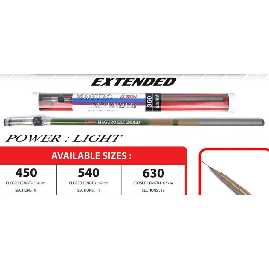 Joran Maguro Extended Tegek/Pole Zoom 360