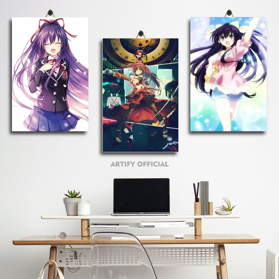 DEKORASI KAMAR ANIME WAIFU KAWAII TOHKA YATOGAMI 20X30 / ARTIFY OFFICIAL/ HIASAN RUANG ANIME KURUMI 