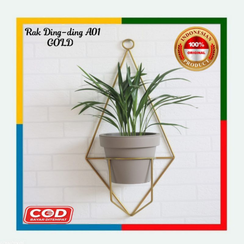 [COD] Rak tempel dinding rak tempel tanaman rak tempel bunga