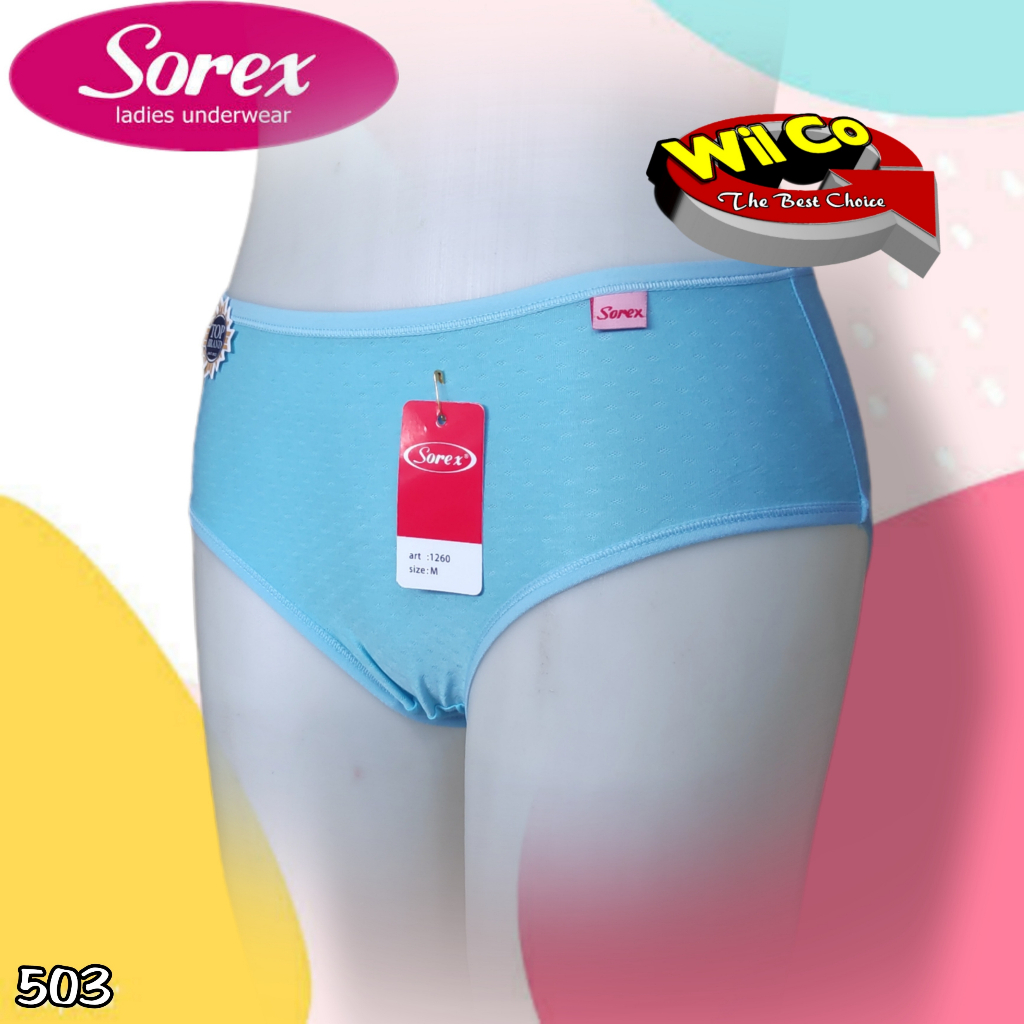 K503 - (HARGA 1 PCS) CELANA DALAM WANITA CD WANITA PAKAIAN DALAM WANITA SOREX BERPORI SIZE M - XXL