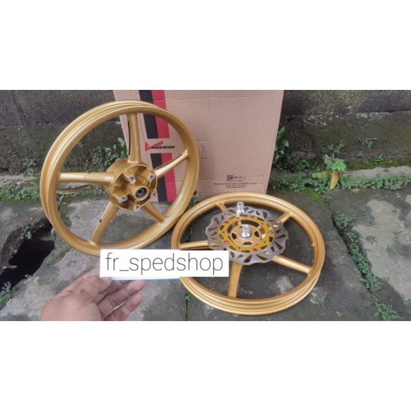 velg v Rossi MX king PNP Vixion new ukuran 160/160-17&160/215-17