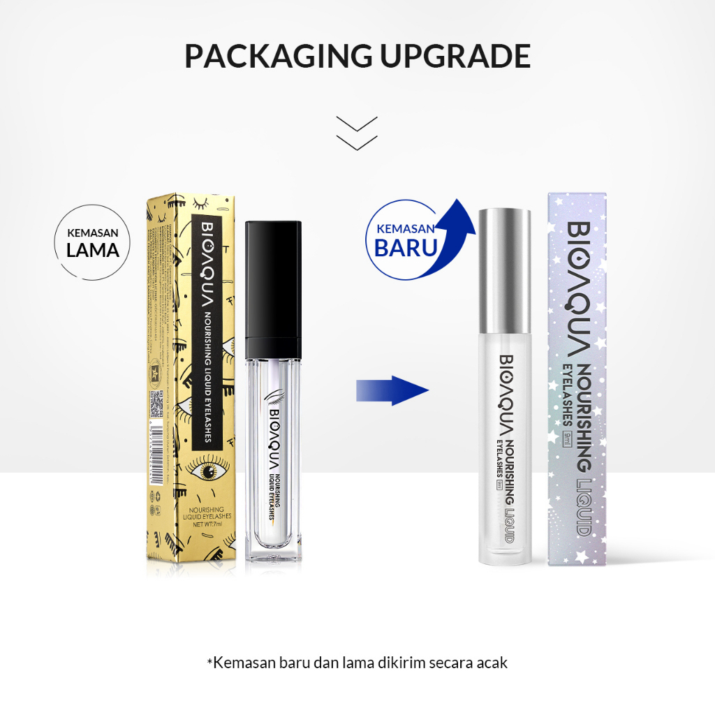 BIOAQUA Nourishing Liquid Eyelashes Serum Penumbuh Bulu Mata dan Alis Eyelash BPOM Serum Alis Serum Bulu Mata