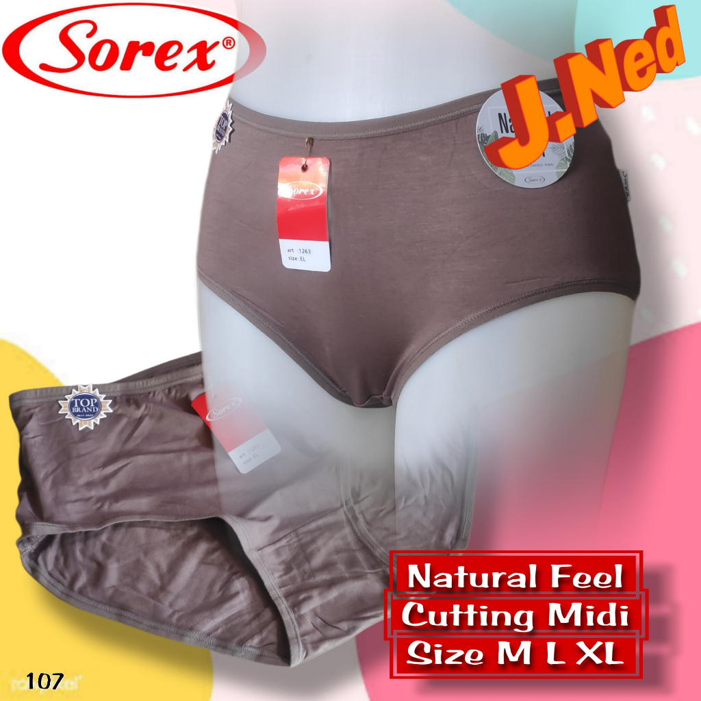 J107  SOREX CELANA DALAM WANITA DEWASA NATURAL SIZE M - XXL