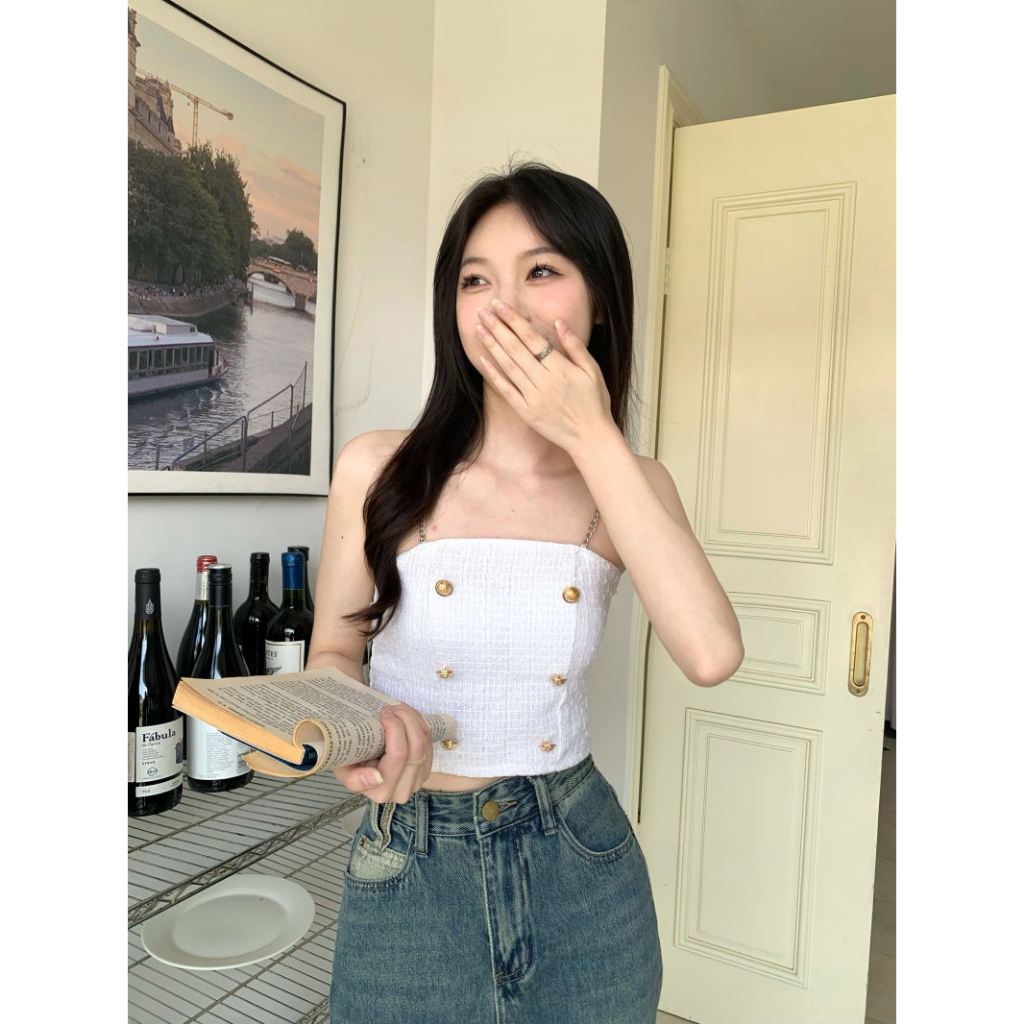 Tank Top Wanita Polos Korean Summer Bra Crop Top Premium