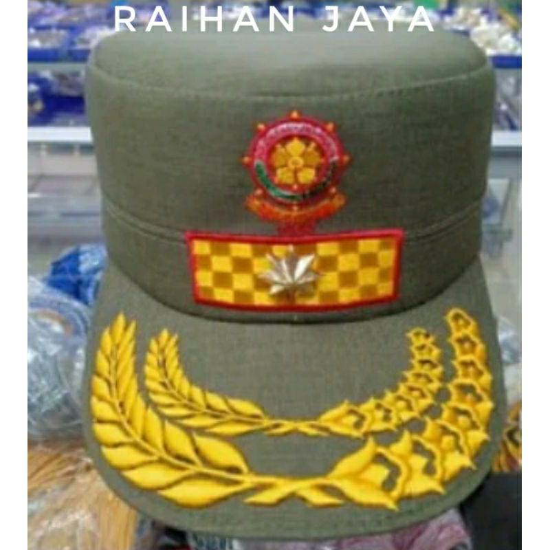 topi komando pol PP 2 bunga 4c