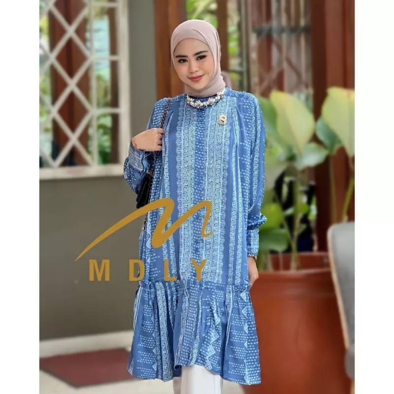 MDLY luxury Baju Kemeja Wanita Tunik Terbaru By Mdly