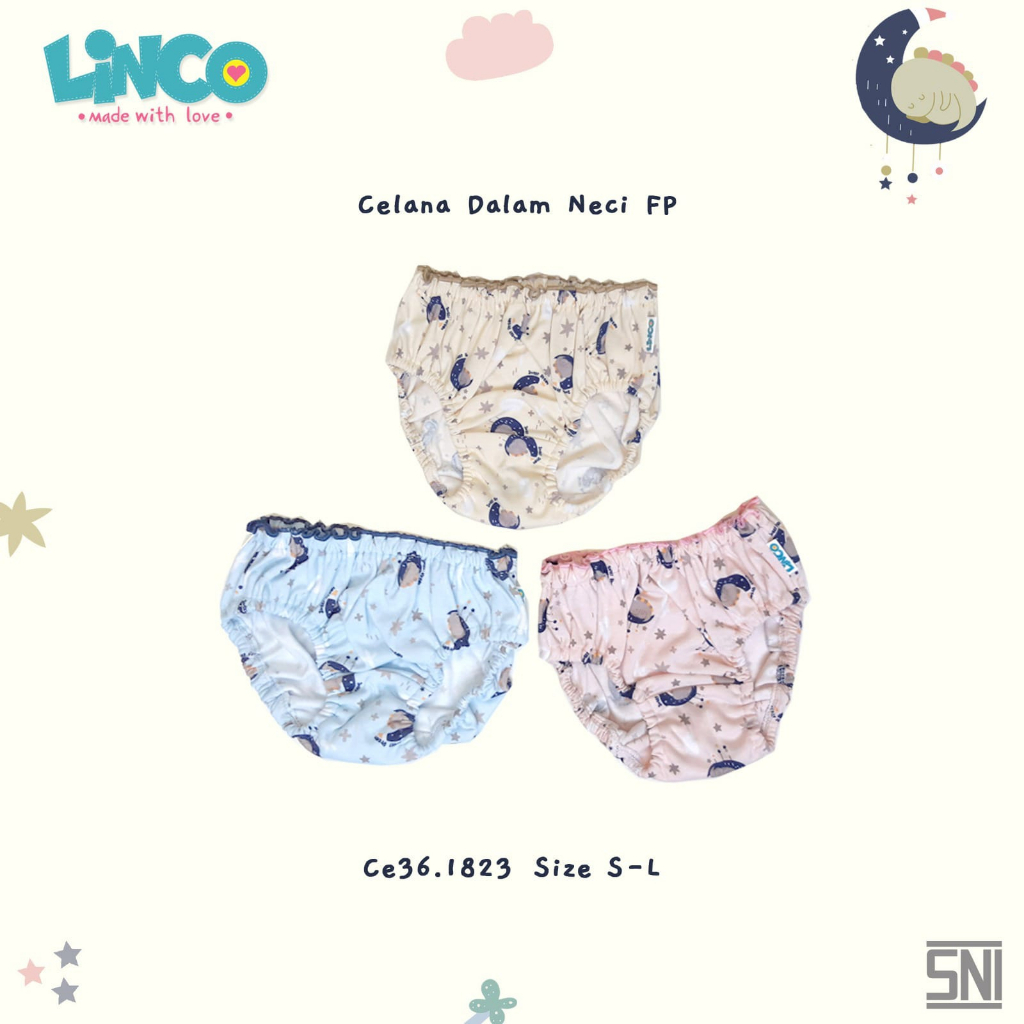 Linco Celana Dalam Anak Wanita S M L Per 1 PCS