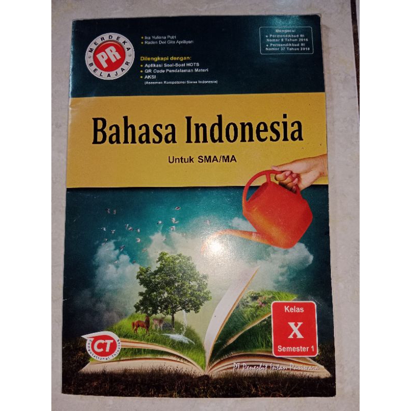 

(Preloved) Buku Bahasa Indonesia Intan Pariwara Kelas X Semester 1