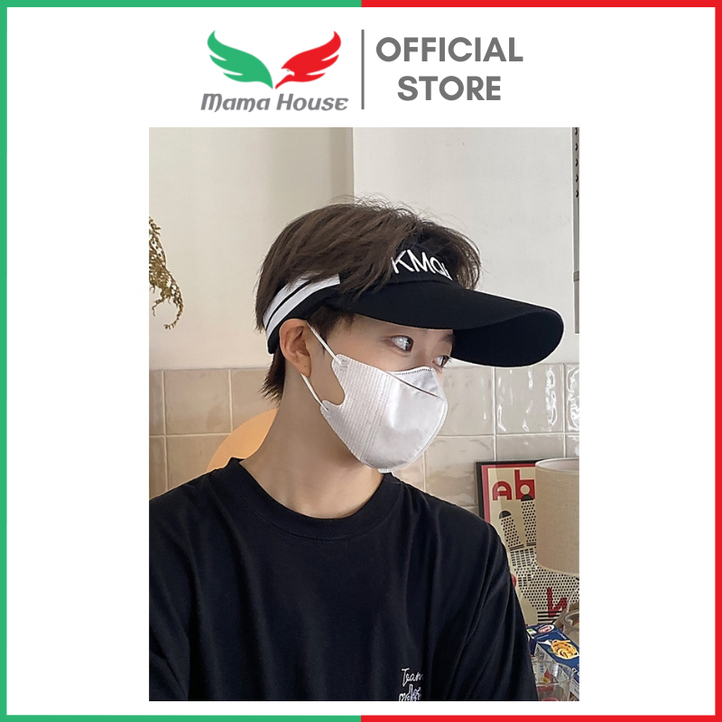 [MH] Masker Duckbill C CARE 50 Pcs Hitam Putih 4PLY