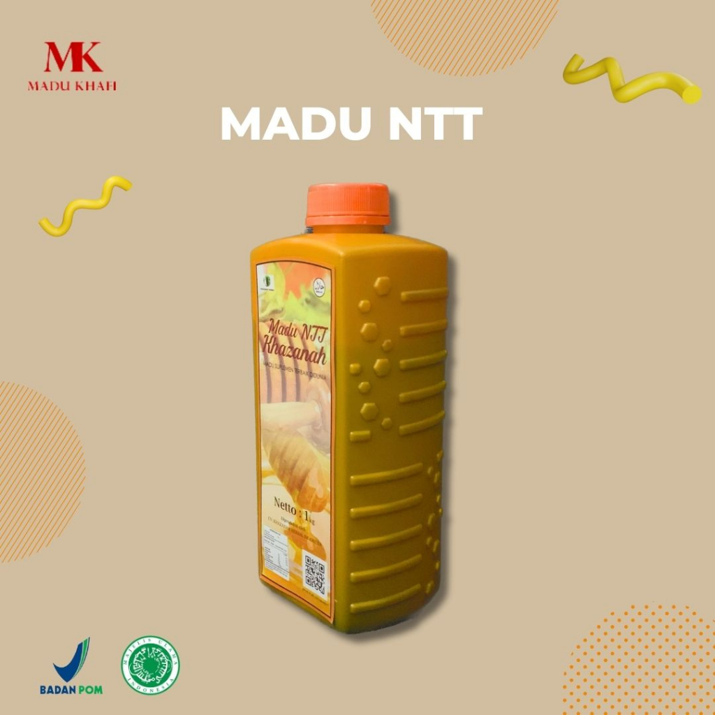 

Madu khazanah/khafi NTT premium isi bersih 1kg
