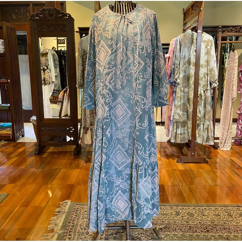 Meza Dress by Dian Pelangi ORIGINAL Busana Muslim Baju Maxi Gamis Abaya Kaftan Gaun Outfit Pesta Per