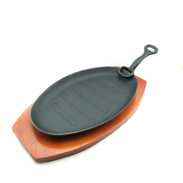 

Promo piring steak sunrise oval garis Berkualitas