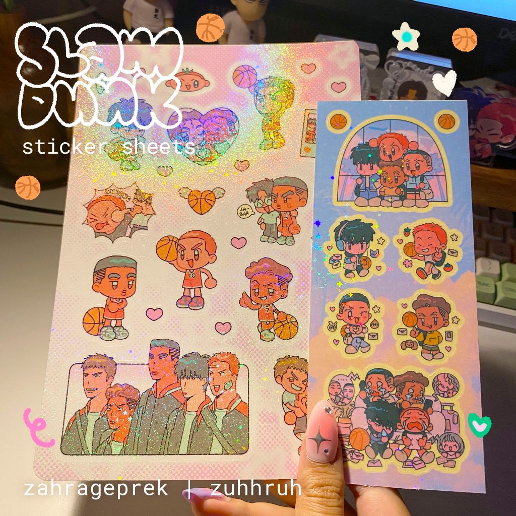 

[slam dunk] sticker sheets by zahrageprek