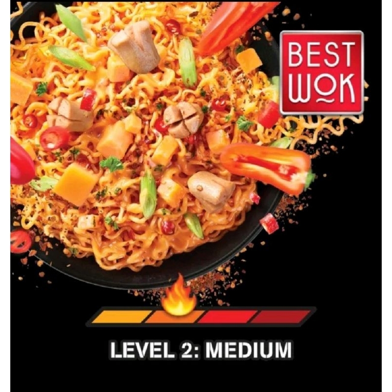 BEST WOK MIE GORENG - KOREAN SPICY CHEESE - XTRA HOT XTRA SPICY