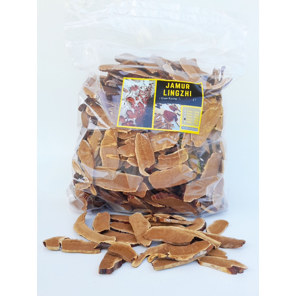 

Jamur Lingzhi Ling Zhi Irisan Kering Kualitas Super 500 gram