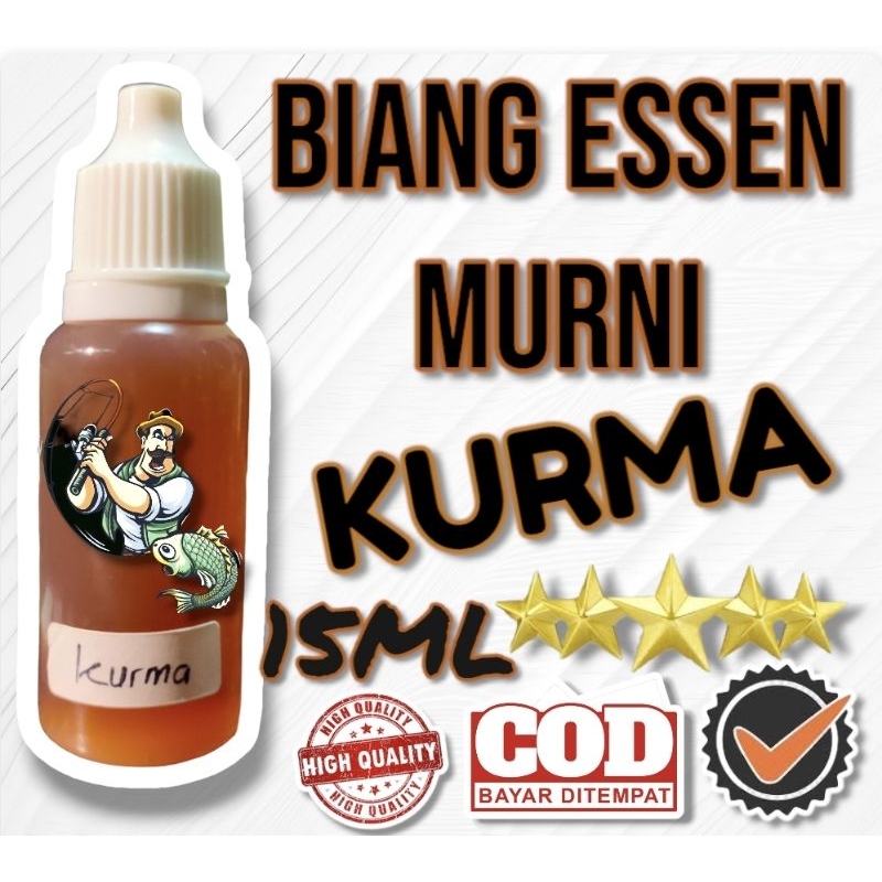 BIANG ESSEN KURMA 15ML // BIANG ESSEN MURNI // BAHAN DASAR CAMPURAN ESSEN OPLOSAN // PENGUAT AROMA UMPAN