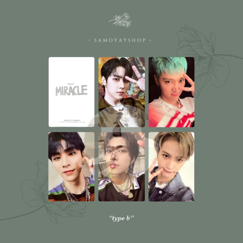 Photocard Nct 2022 Md Universe Photo + Luggage Sticker Set WayV Kun Ten Xiaojun Hendery Yangyang