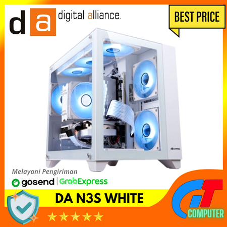 Digital Alliance N30S Tempered Glass Mid-Tower Gaming Case I DA N3S