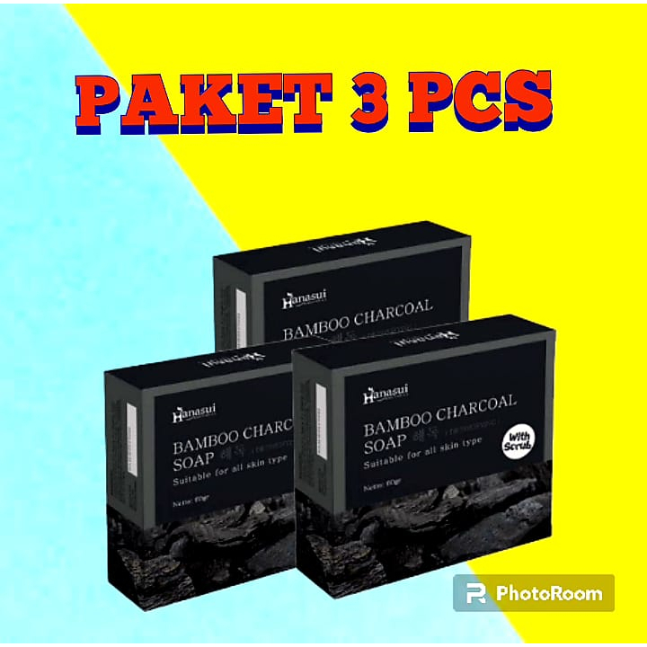 LAGI VIRAL PAKET 3 PCS SABUN BAMBOO / SABUN PENCERAH WAJAH / SABUN PEMUTIH WAJAH