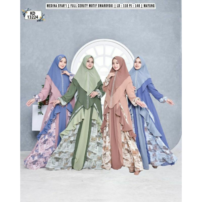gamis syari terbaru 2023