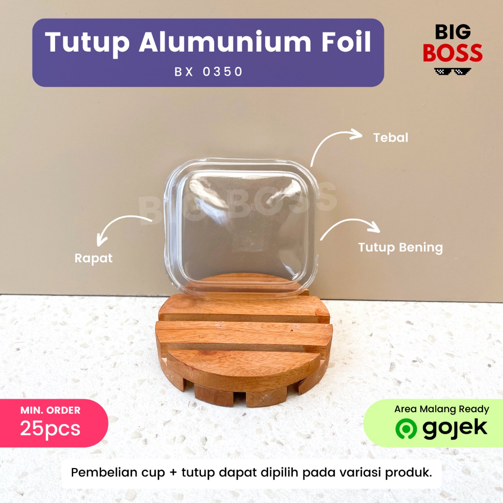 Aluminium Foil Tray Bx-0350 + Tutup Cup Macaroni Schotel / Pastel Tutup / Lasagna Mentai / Baked Pasta 100ml