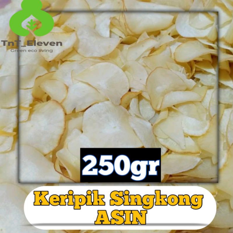 

250gr Kripik Singkong Asin - Cemilan Keripik Singkong