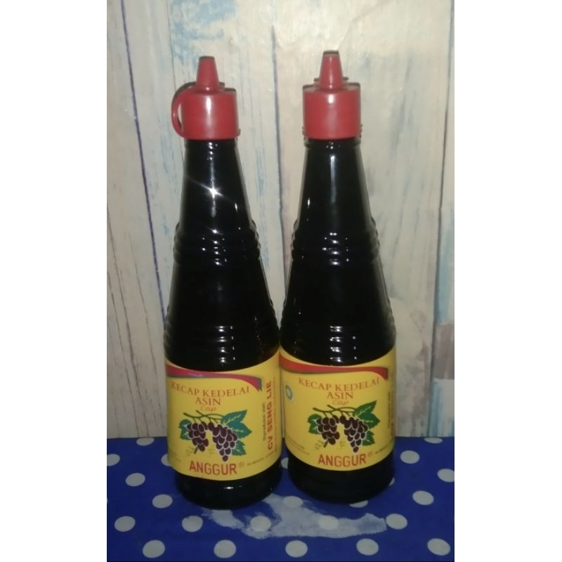 

Kecap Asin Botol Plastik Cap Anggur {275 Ml}