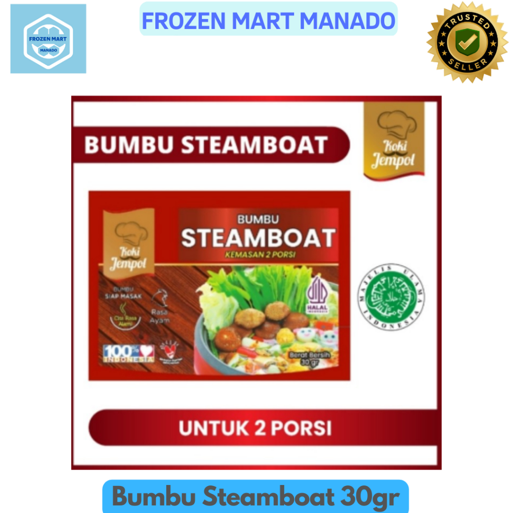 

Bumbu Steamboat 30gr - Frozen Mart Manado (Frozen Food Manado)