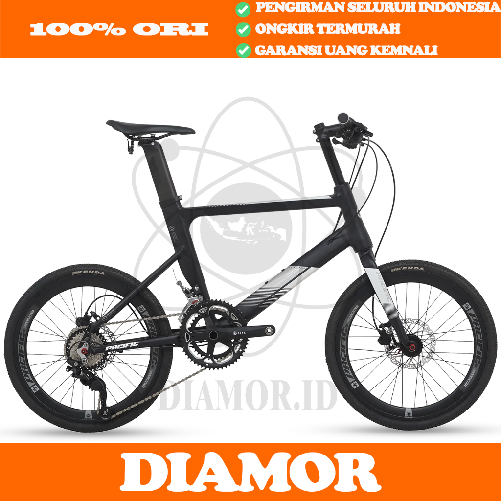 PACIFIC CLASH 5.0 Sepeda Minivelo Alloy 2x10 Speed Rem Hidrolik