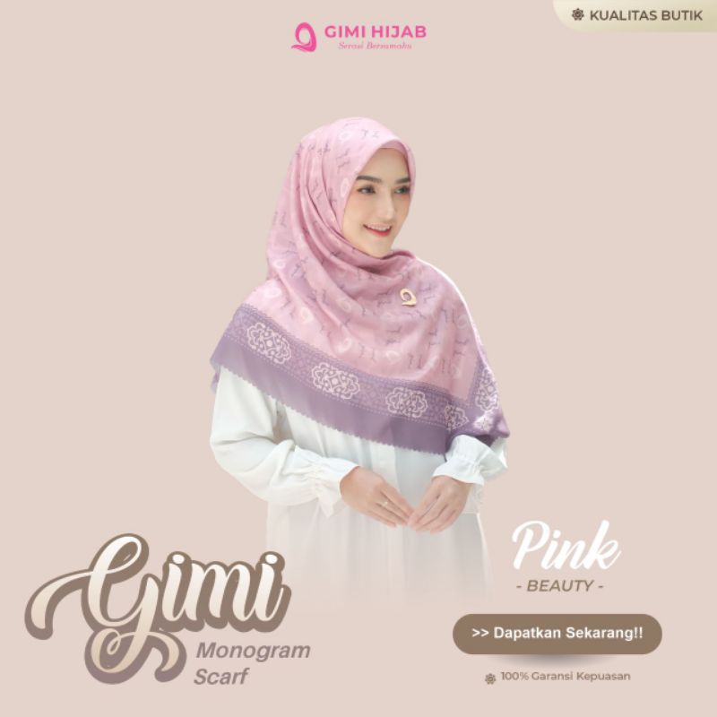 Monogram Gimi Scarf by Gimi Hijab