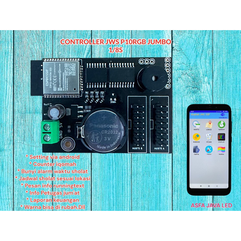 CONTROLLER JWS P10RGB UKURAN JUMBO