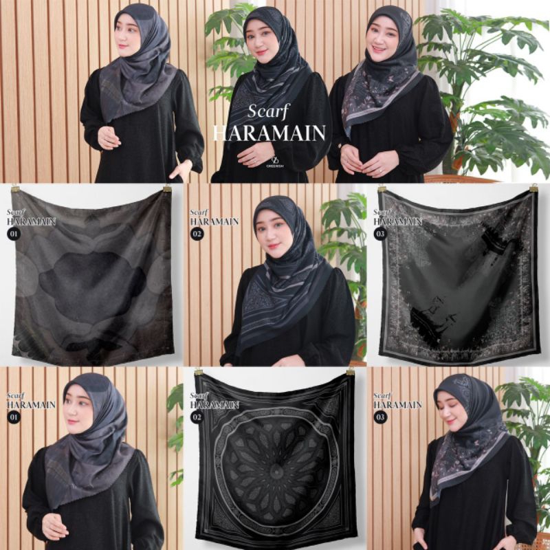 HARAMAIN SCARF BY GREENISM/HARAMAIN SCARF GREENISM/SCARF BY GREENISM/HARAMAIN SCARF BY GREENISM||GRE