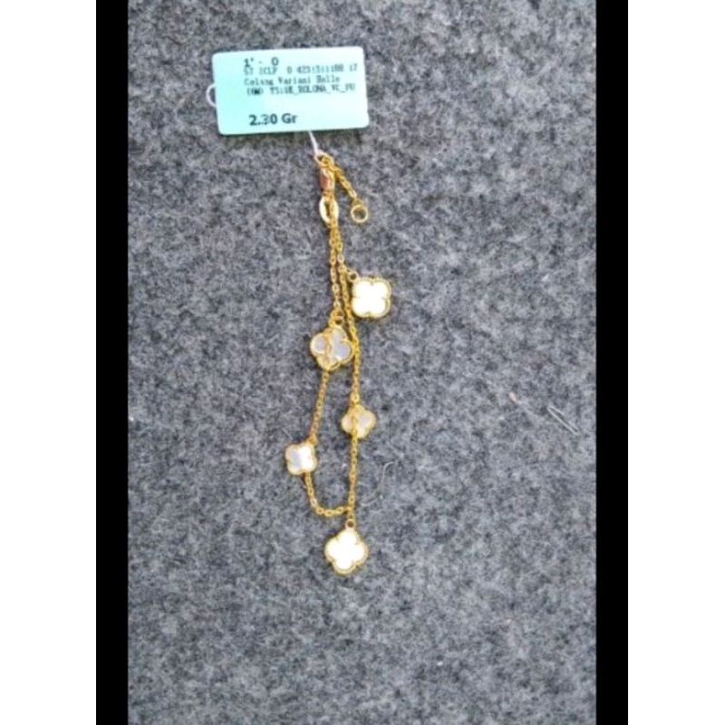 JASTIP SEMAR NUSANTARA GELANG CLOVER PUTIH