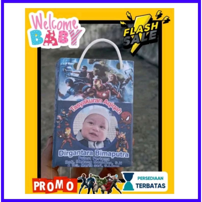 

paperbag tempat telur tasyakuran aqiqah dll