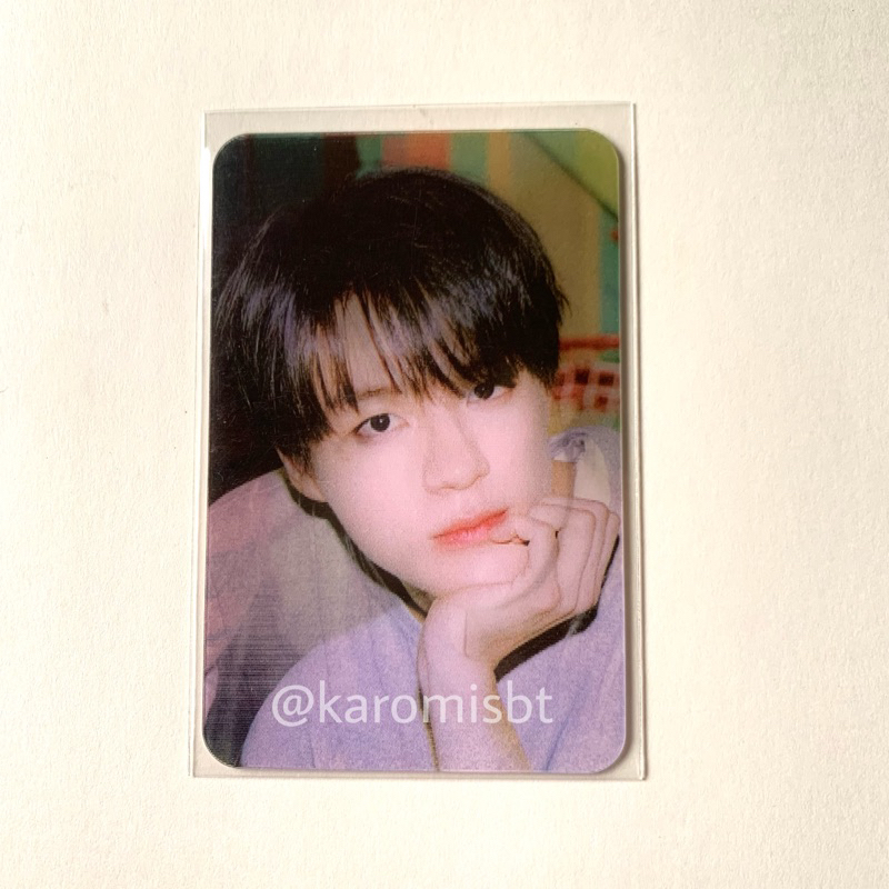 (BOOKED) photocard official nct dream pc jeno lenticular holo set resonance nct 2020 90's love