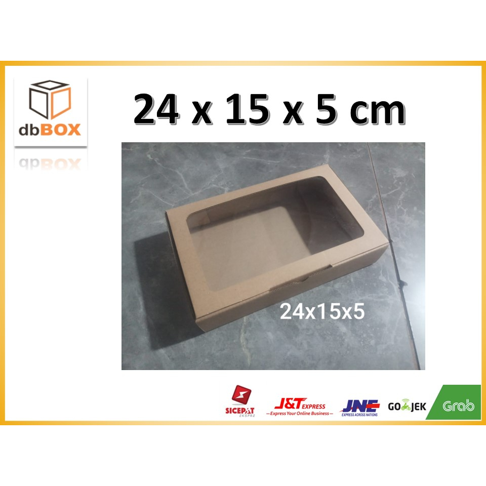 

Kardus MIKA Uk. 24x15x5 - dus / box model diecut, untuk kue hampers gift box dll