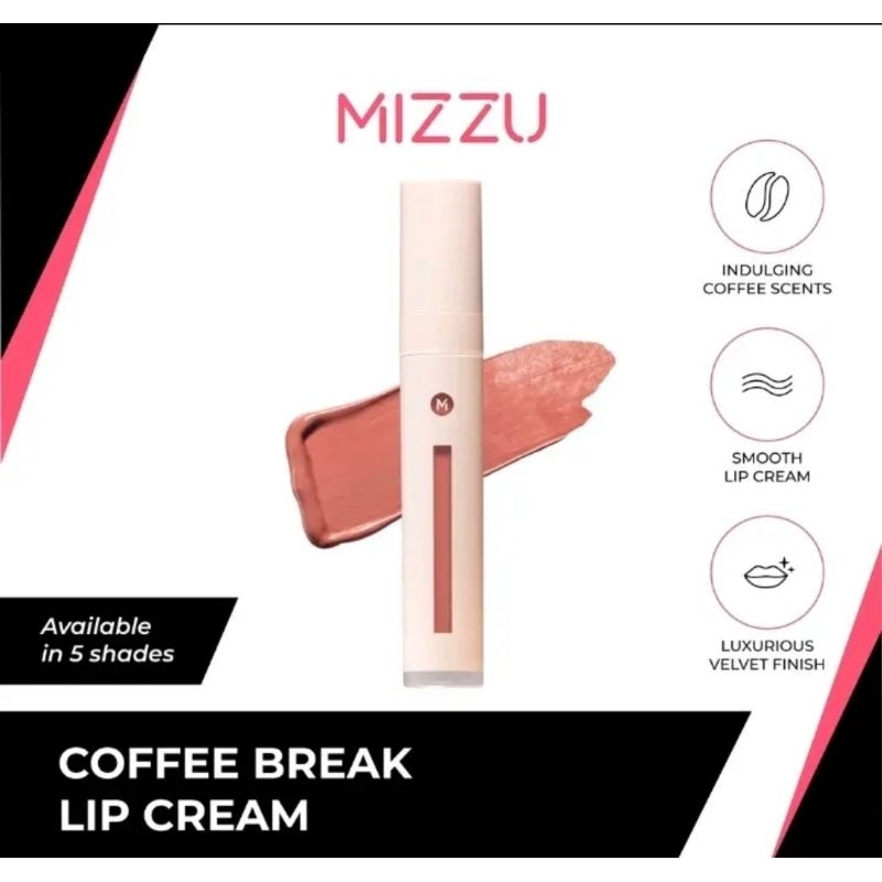 Mizzu Lip Cream Coffee Break Smooth Lip Cream / Velvet Finish