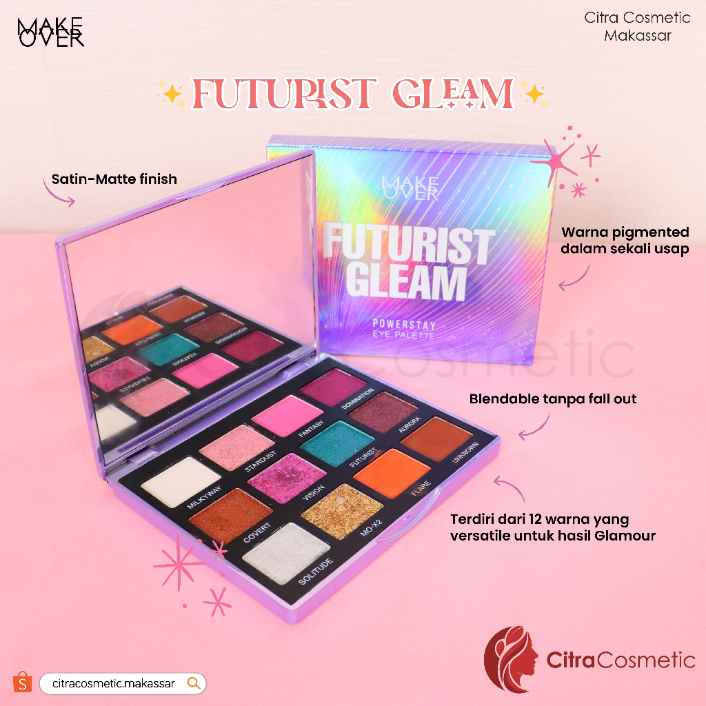 Make Over Powerstay Eye Palette Series | Futurist Gleam | Hall Of Star