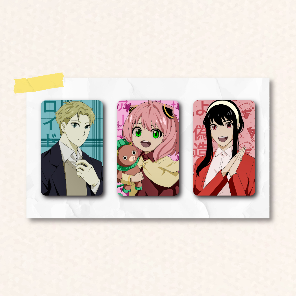 Photocard Anime Spy x Family Character | New Collection