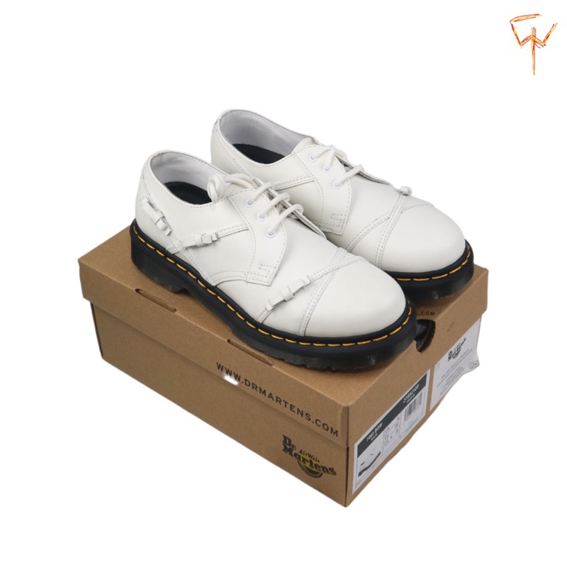 Dr martens 1461 bow white smooth