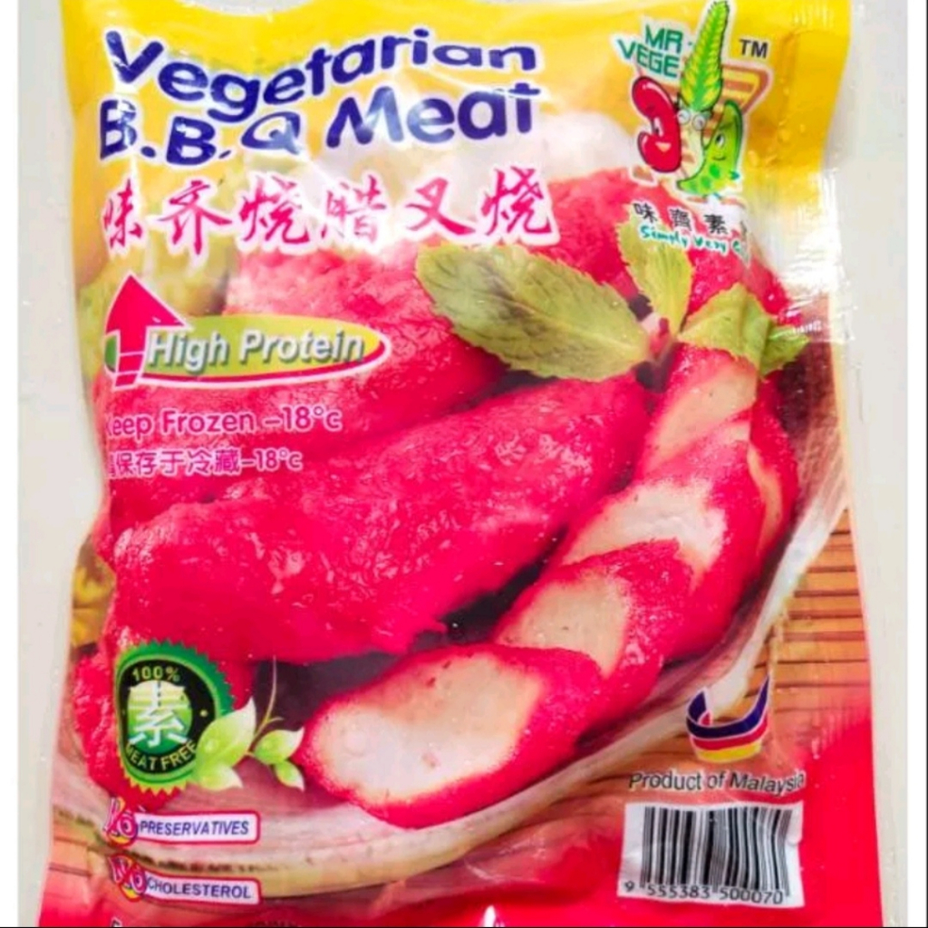

Mr.Vege BBQ Meat Vegetarian 240gr Heart Healthy Jakarta Barat