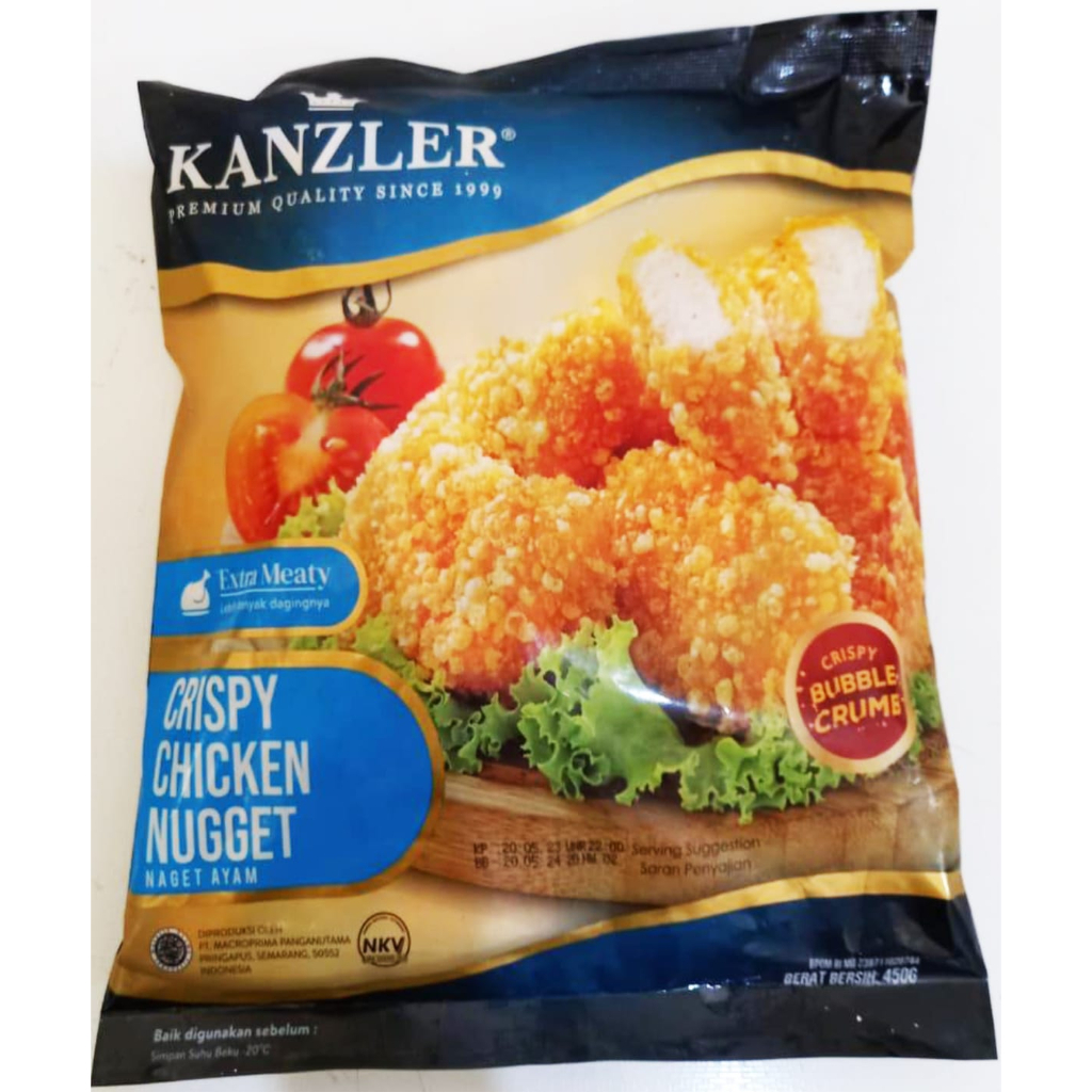 

(GOSEND) (SBY) Nugget Kanzler Crispy Bubble dan Stick Kanzler Crispy Bubble 450 gram