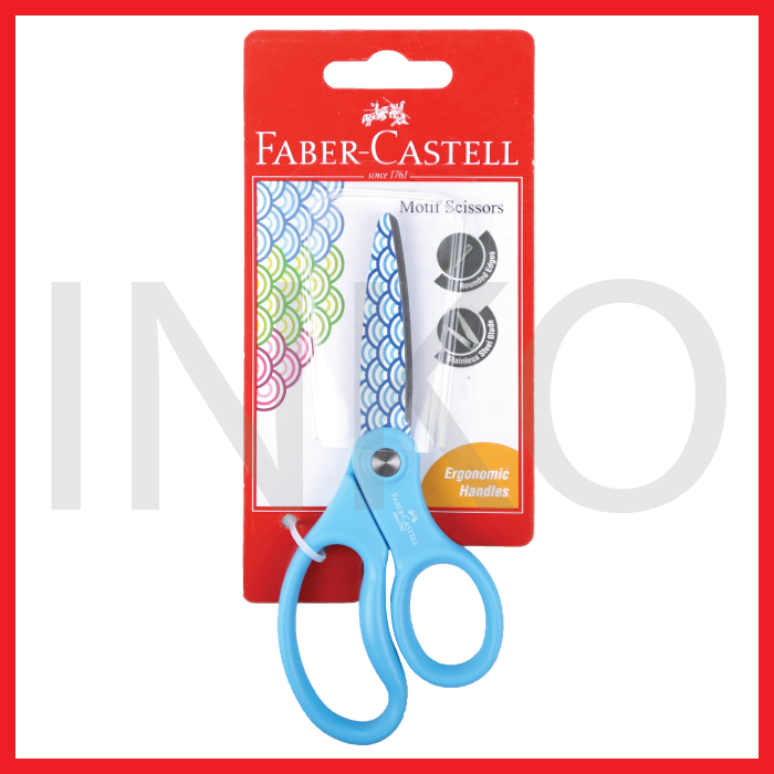 

FABER CASTELL MOTIF SCISSORS BLUE