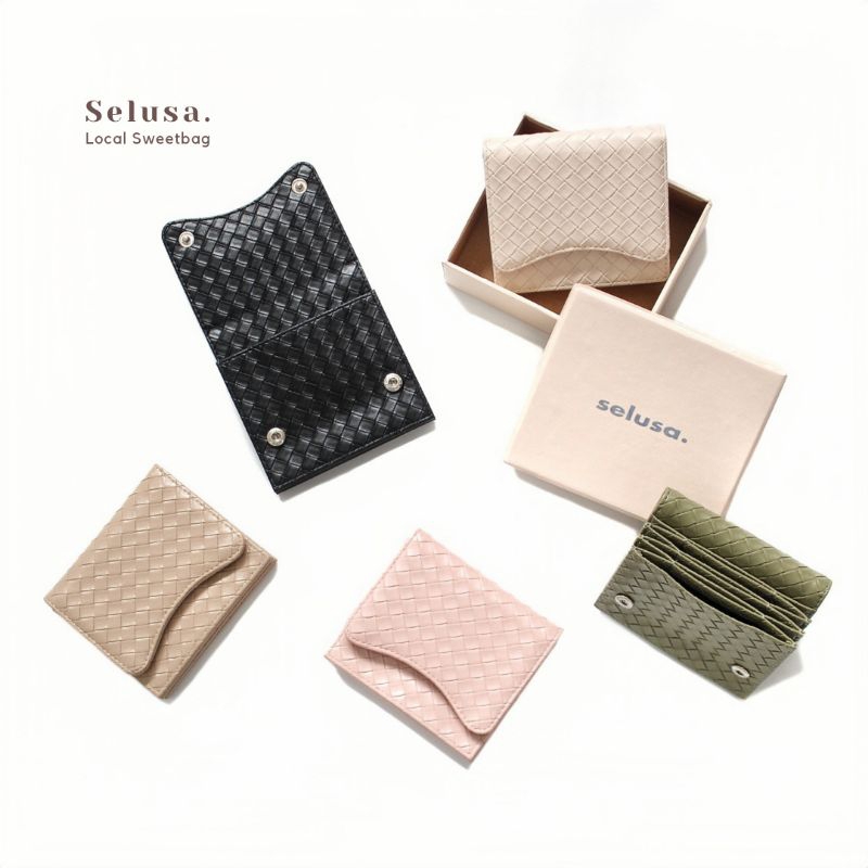 SELUSA LIZZIE WALLET (Free Hardbox Exclusive) | Dompet Glossy Premium | Dompet Koin Kertas