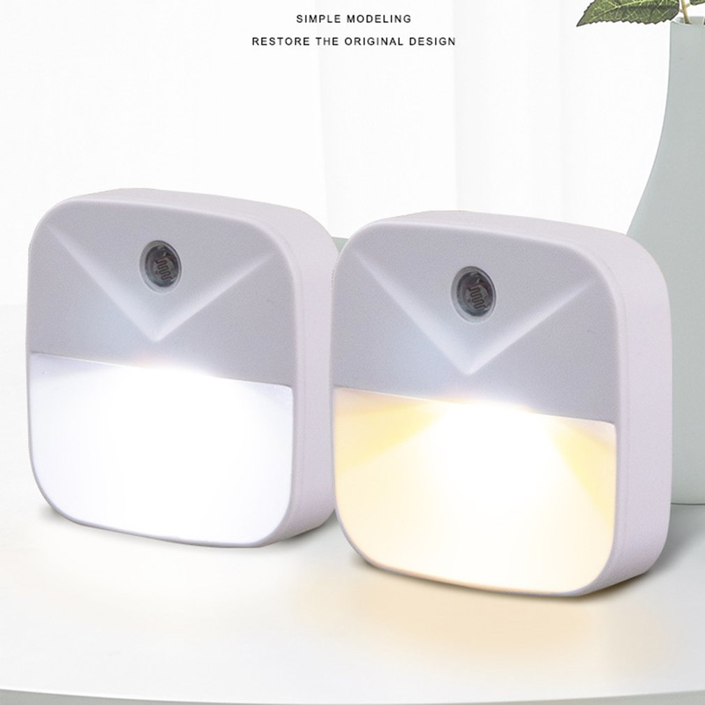 MMM Lampu Tidur LED Model Kotak Tabung Persegi Sensor Otomatis Night Lamp Square Lampu Led Kotak Mini Sleep Mini Lamp Dekorasi Murah Import