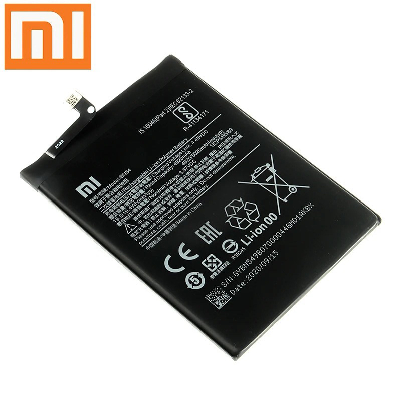 BN54 BATERAI XIAOMI REDMI NOTE 9 / REDMI 9 - ORI