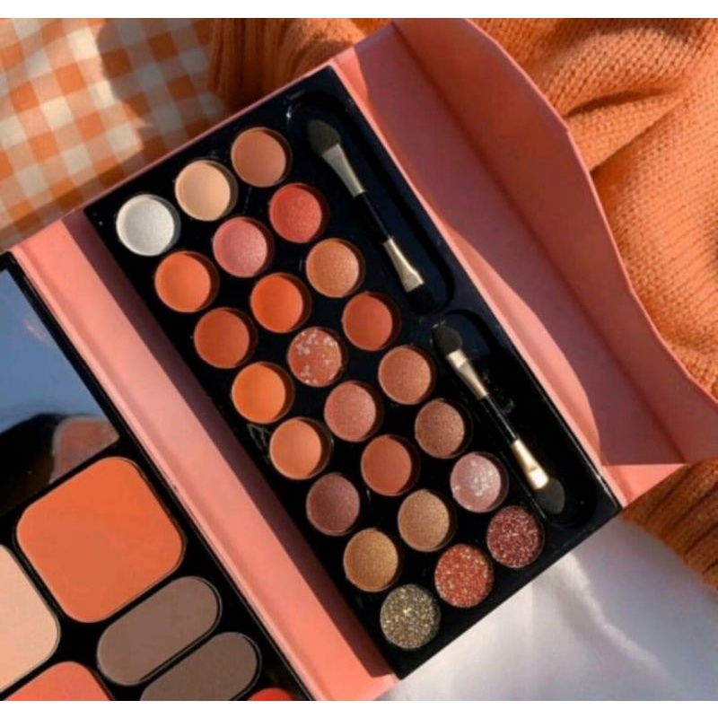 PROMO!!!EYESHADOW PALETTE BUBLE PEACH MILK ANYLADY 8636