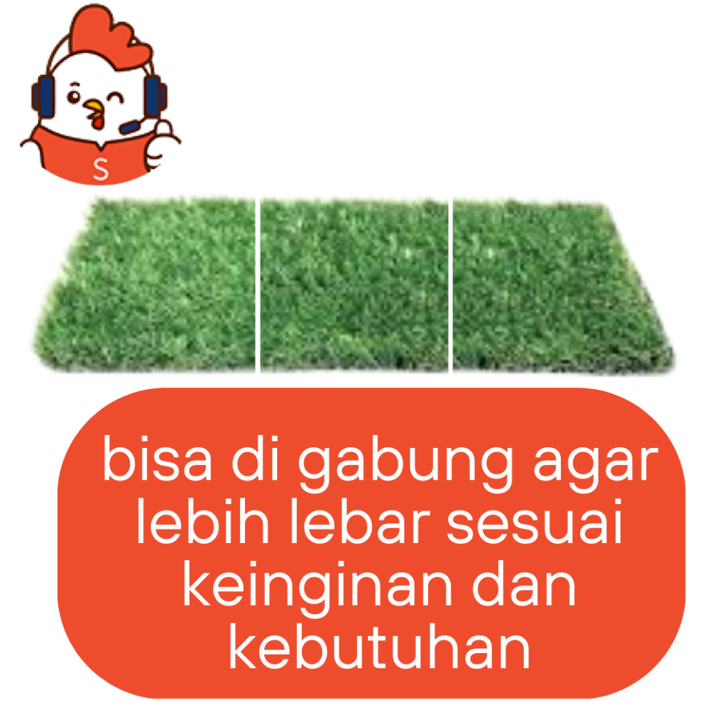 alas poto ayam kucing dan lainya model rumput zeorfarm