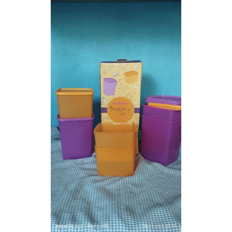 Toples MangoBerry 1set tupperware