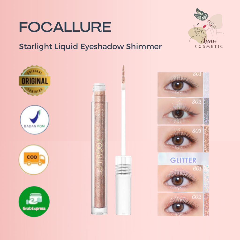 Focallure Starlight Liquid Eyeshadow Shimmer Eye makeup